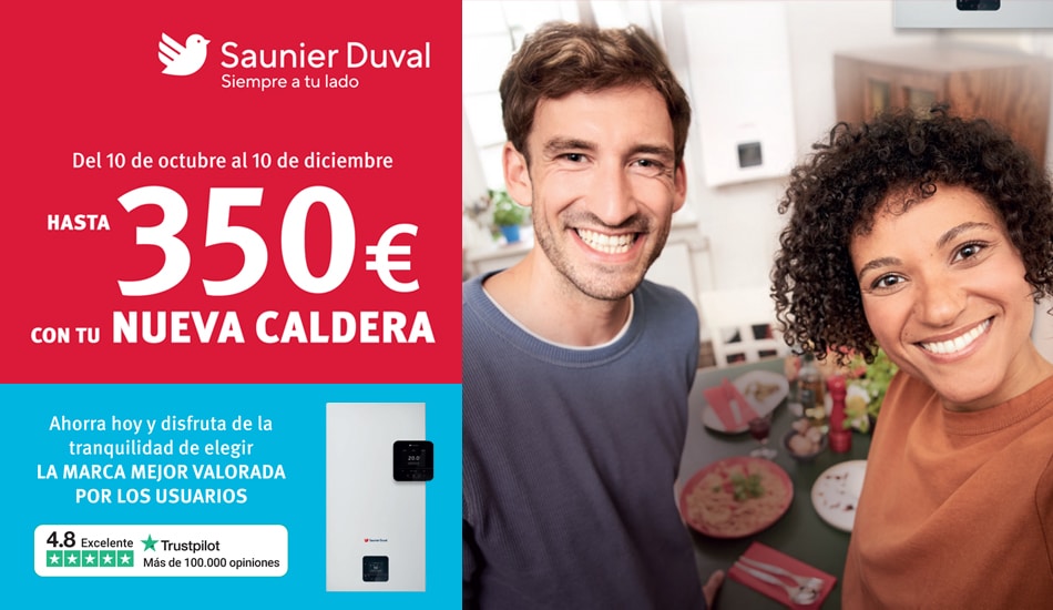promocion-caldera-saunierduval Hasta 350€ con tu nueva caldera Saunier Duval
